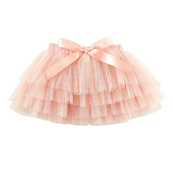 P2766 Polyester Tutu Skirt, Pink - 6-12 Months