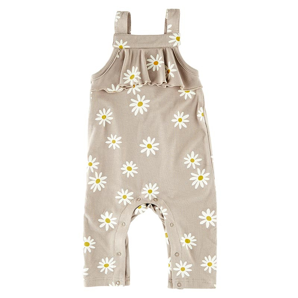 P2695-12 Overall Ruffle Romper, Daisy - 6-12 Months