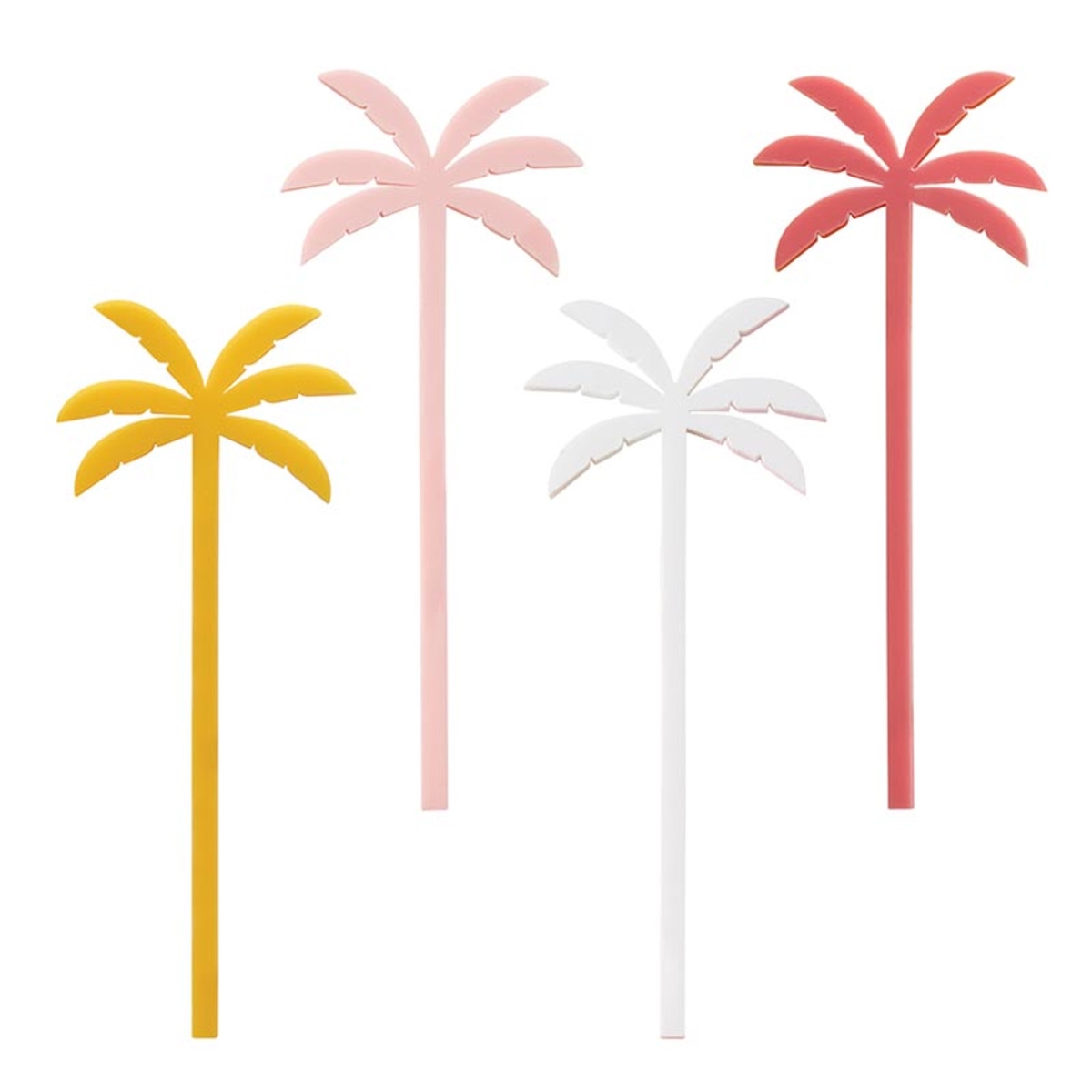 Picture of Slant P9021 Acrylic Stir Sticks - Palm Trees