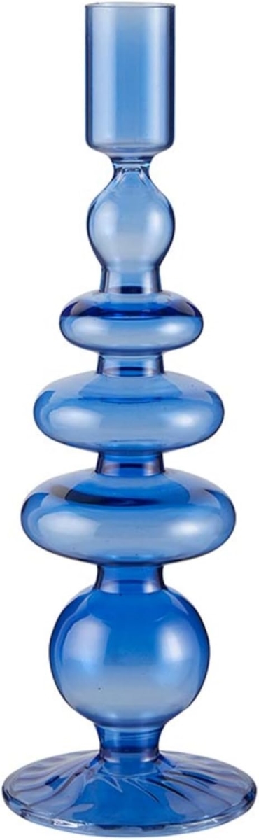 Picture of 47th & Main DMR723 Blue Taper Candleholder