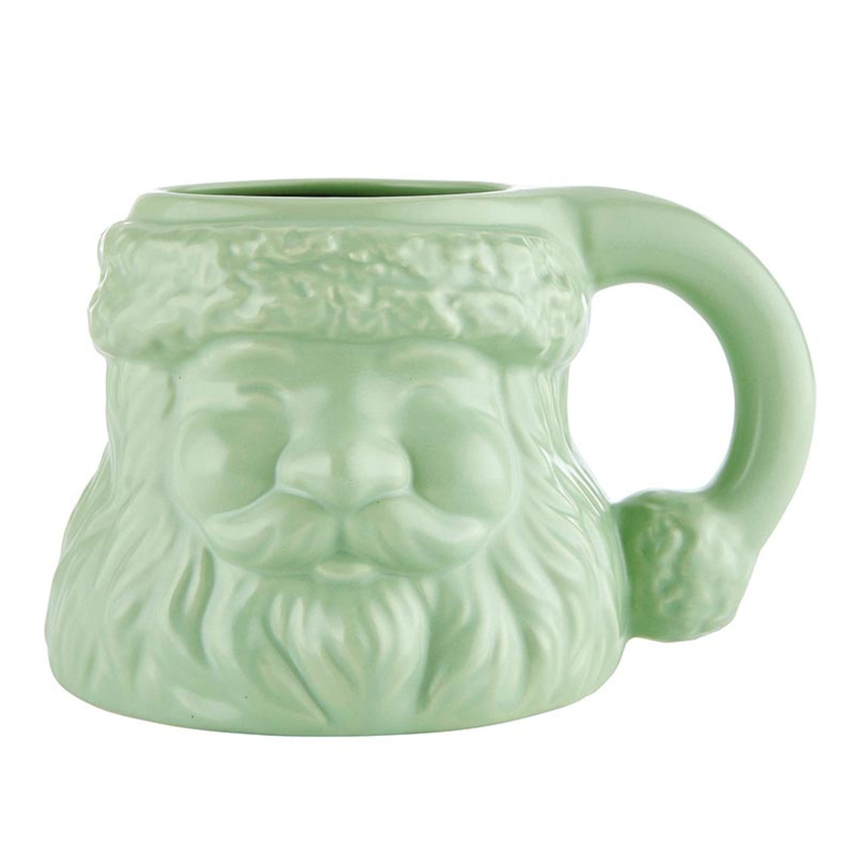 Picture of Slant P7838 15 oz Santa Face Mug, Green