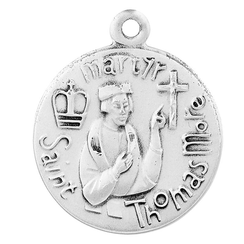 JC-137-1MFT St. Thomas More Sterling Silver Medal