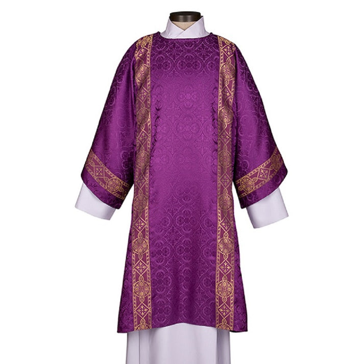 B3386PRP Avignon Collection Dalmatic with Inner Stole, Purple