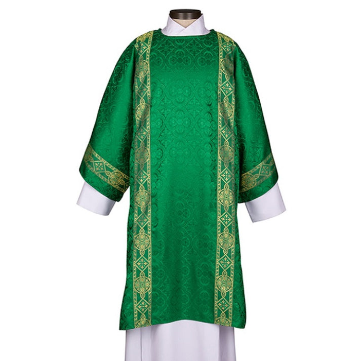 B3386GRN Avignon Collection Dalmatic with Inner Stole, Green