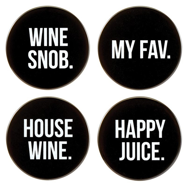 Picture of Santa Barbara Design Studio G5235 1 x 1.25 in. Aluminum & Polymer Elastic Particle That All Bottle Stoppers - Pack of 4