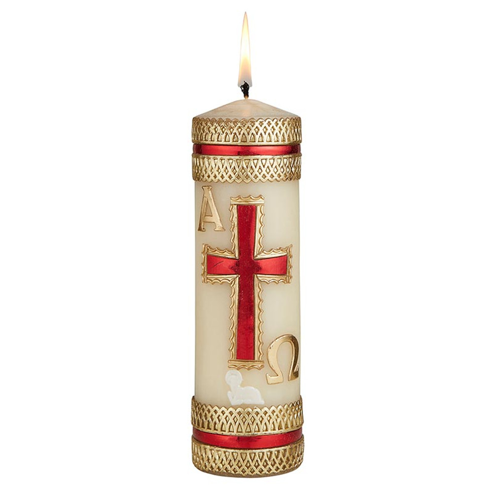 L1283 Family Prayer Candle - Christ Redeemer