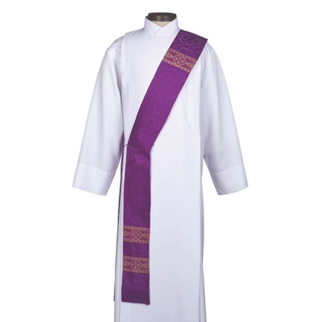 Picture of RJ Toomey YD038PRP Avignon Collection Deacon Stole&#44; Purple