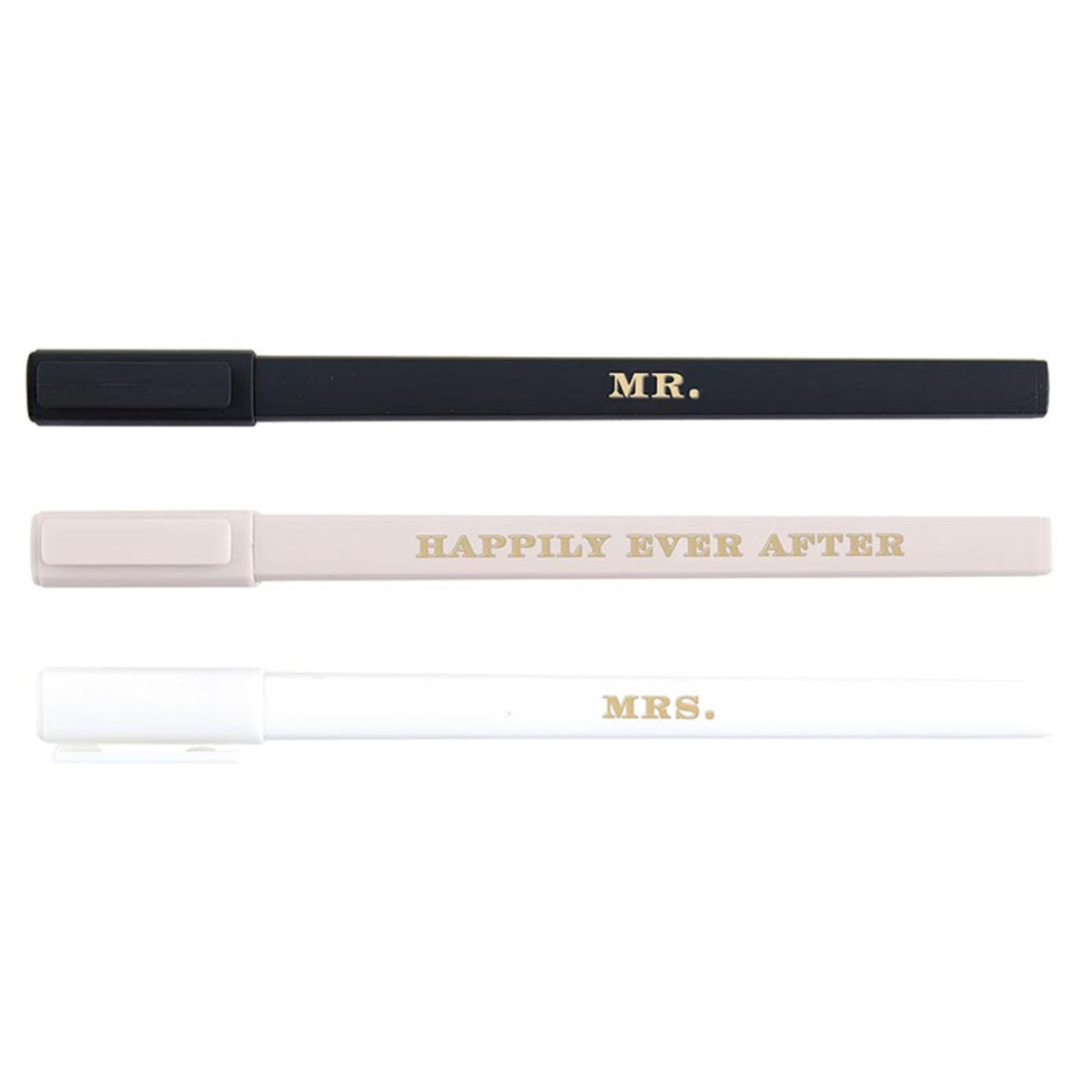 Picture of Santa Barbara Design Studio N2423 Soft Touch Pen Set - Mr. Mrs. Ever After