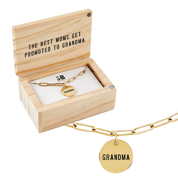 N6651 18-20 in. Chain Link Necklace Jewelry - Grandma