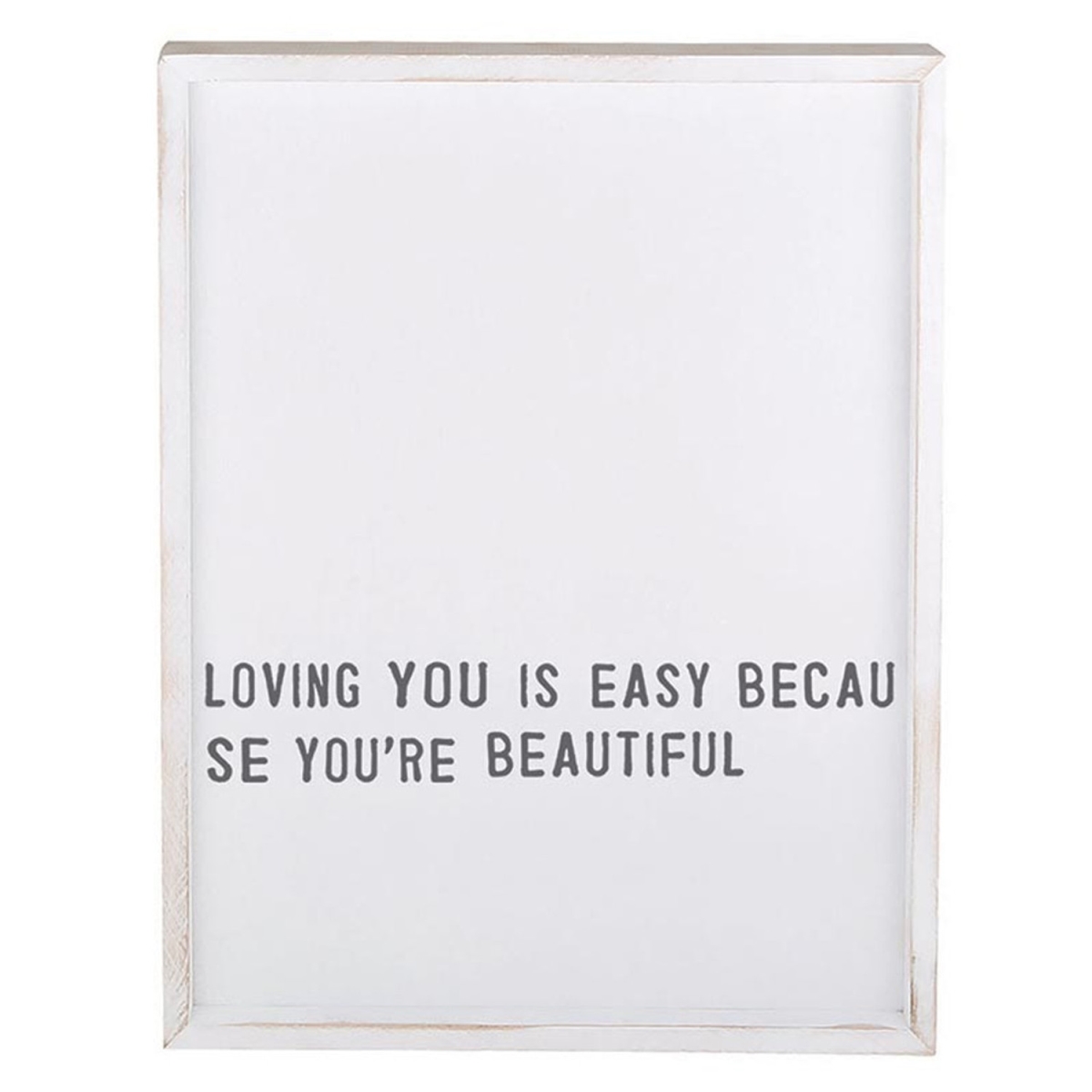 Picture of Santa Barbara Design Studio L2078 20 x 27 in. Face to Face Cadet Word Board Framed Wall Art&#44; Loving You