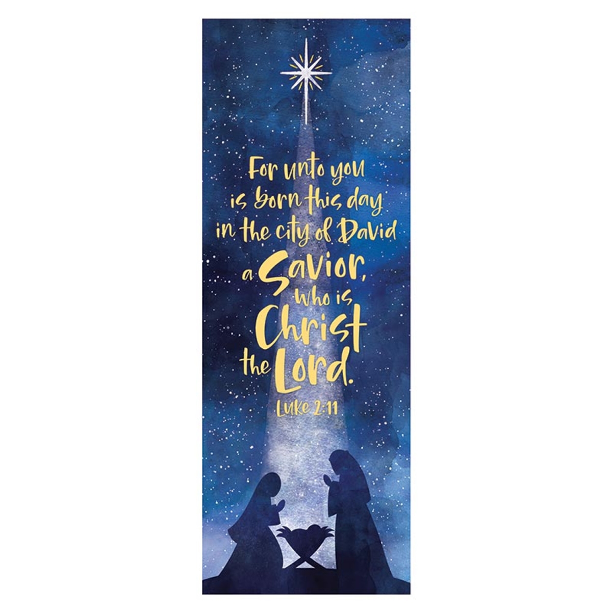 N6806 2 x 6 ft. A Savior is Born Banner