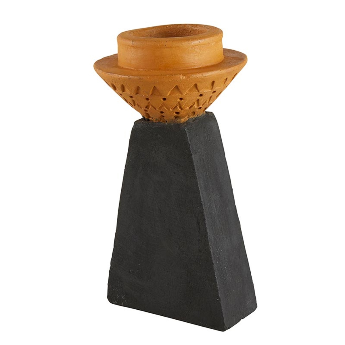 Picture of 47th & Main DMR694 Tall Abstract Slab Base Candleholder