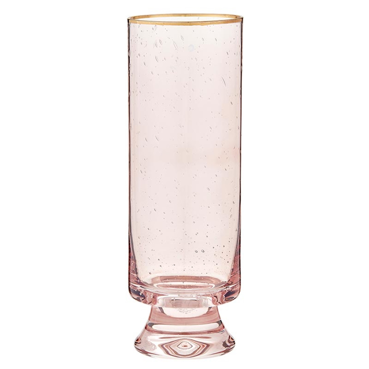 Picture of Santa Barbara Design Studio N6128 Gold Rimmed Champagne Glass&#44; Blush