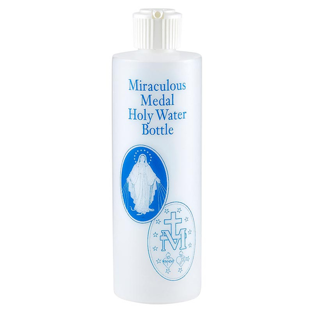 N5014 Miraculous Medal Holy Water Bottle - Large