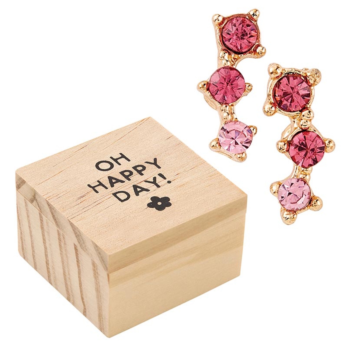 P0156 Earring Treasure Box - Oh Happy Day