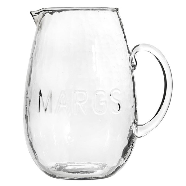 Picture of Santa Barbara Design Studio P2176 86 oz Glass Hammered Pitcher - Margs