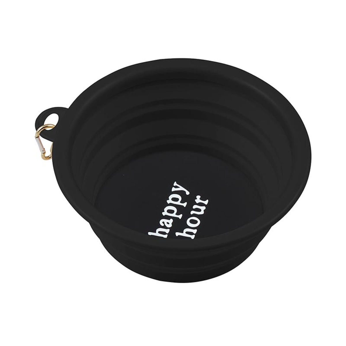 Picture of Santa Barbara Design Studio N0610 Large Collapsible Pet Bowl&#44; Happy Hour