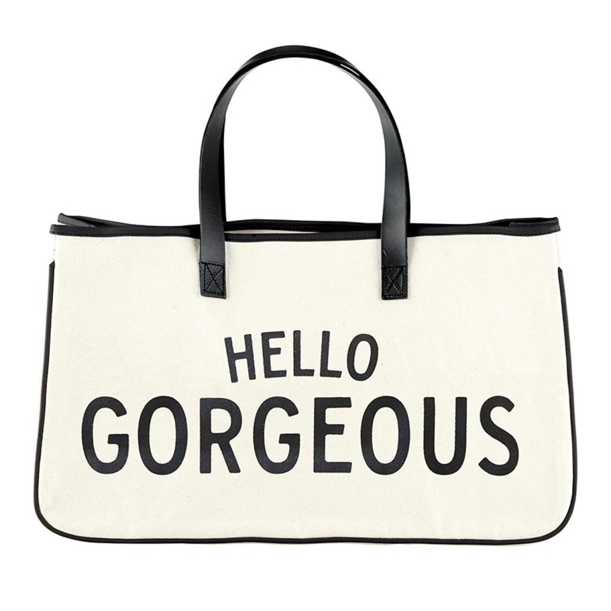Picture of Bella Apparel N2610 Canvas Tote Bag - Hello Gorgeous