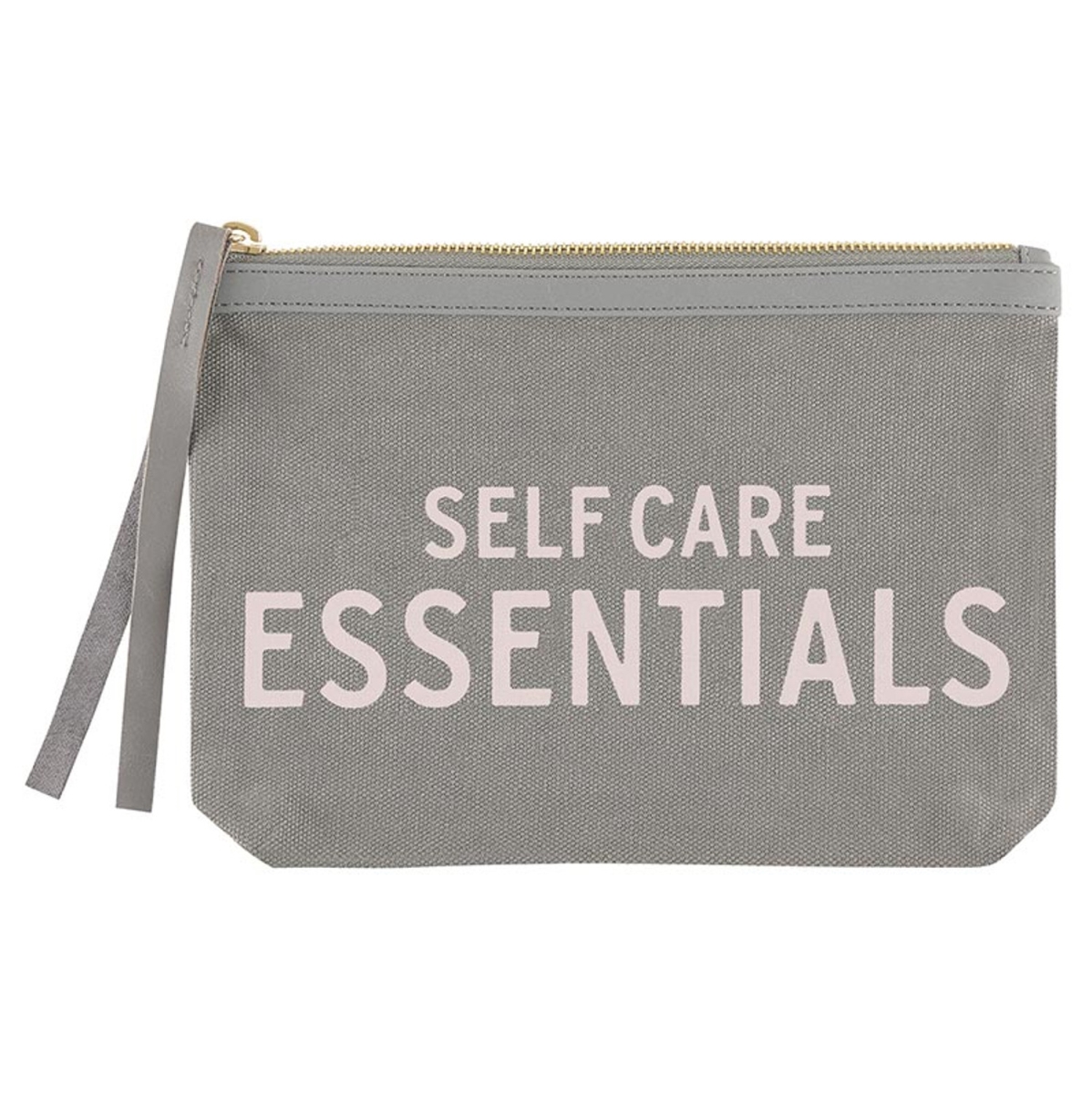 Picture of Bella Apparel N2614 Gray Canvas Pouch&#44; Self Care Essentials