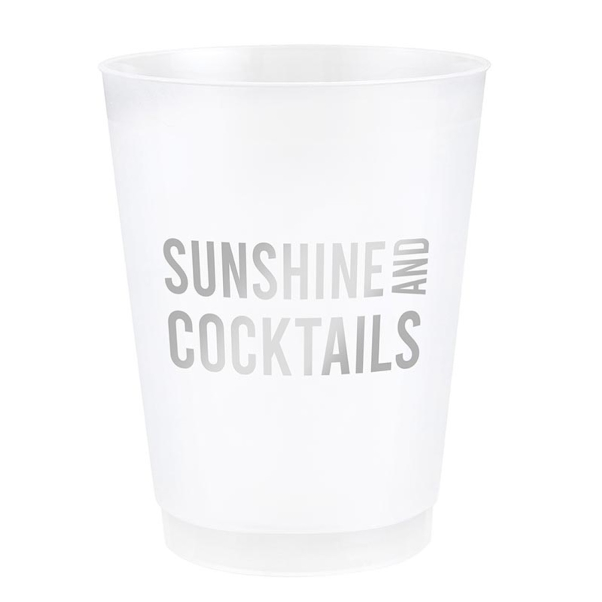 Picture of Bella Home N2662 Frost Cup - Sunshine & Cocktails