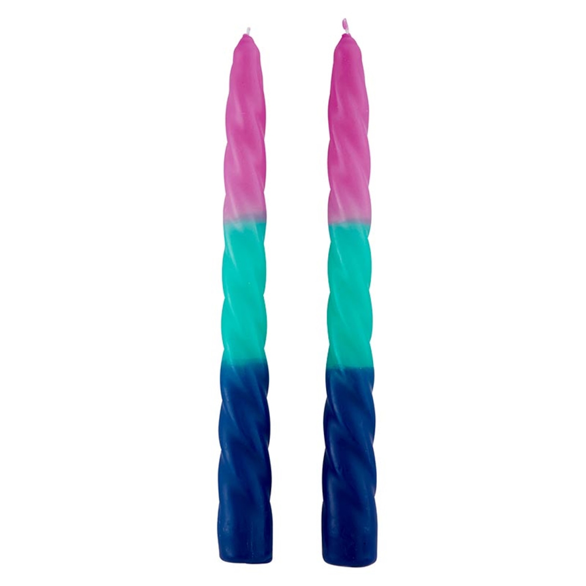 Picture of Slant 10-02812-022 Tapered Candle - Thimblepress Birthday - Set of 2