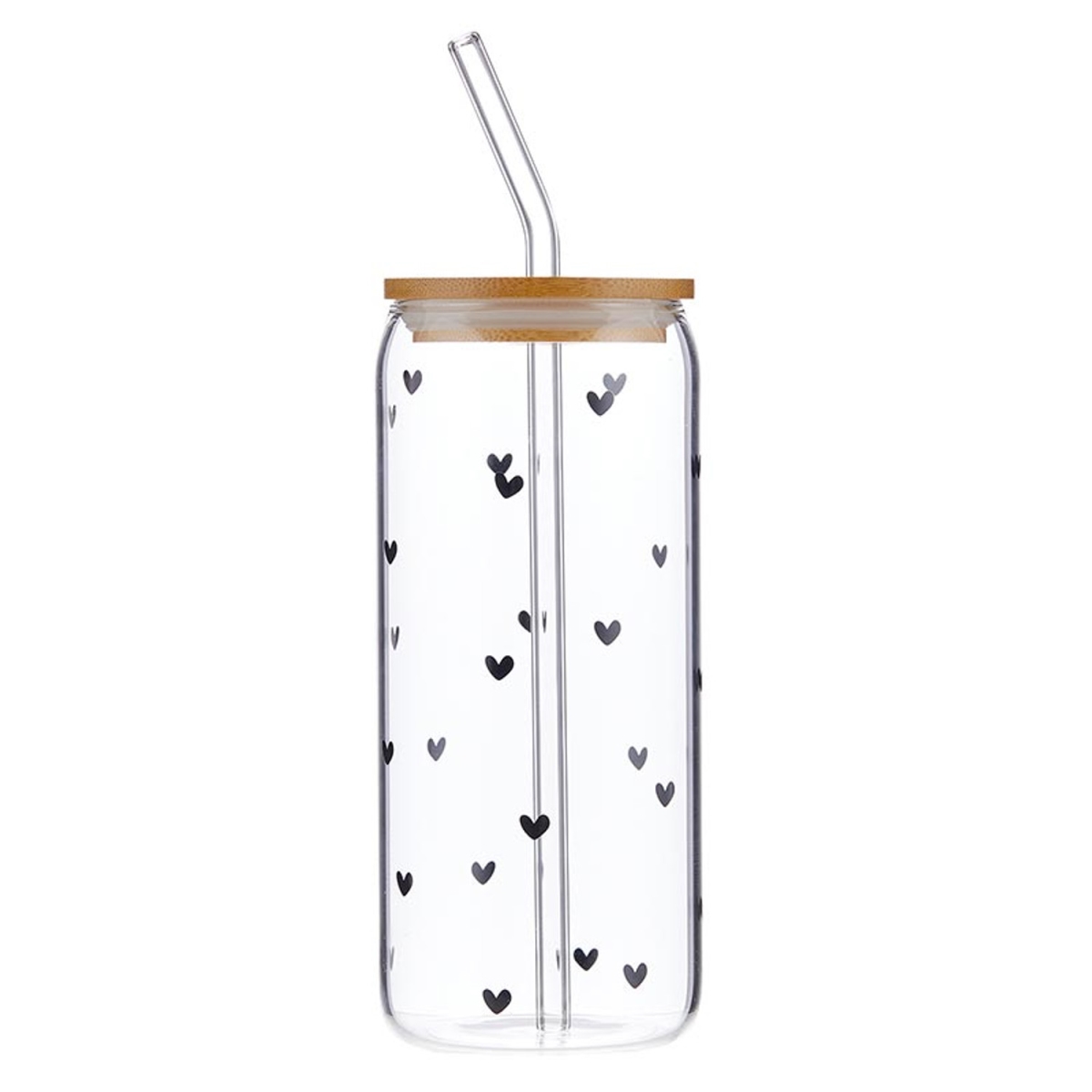 Picture of Santa Barbara Design Studio N0445 20 oz Cold Brew Tumbler - Black Hearts