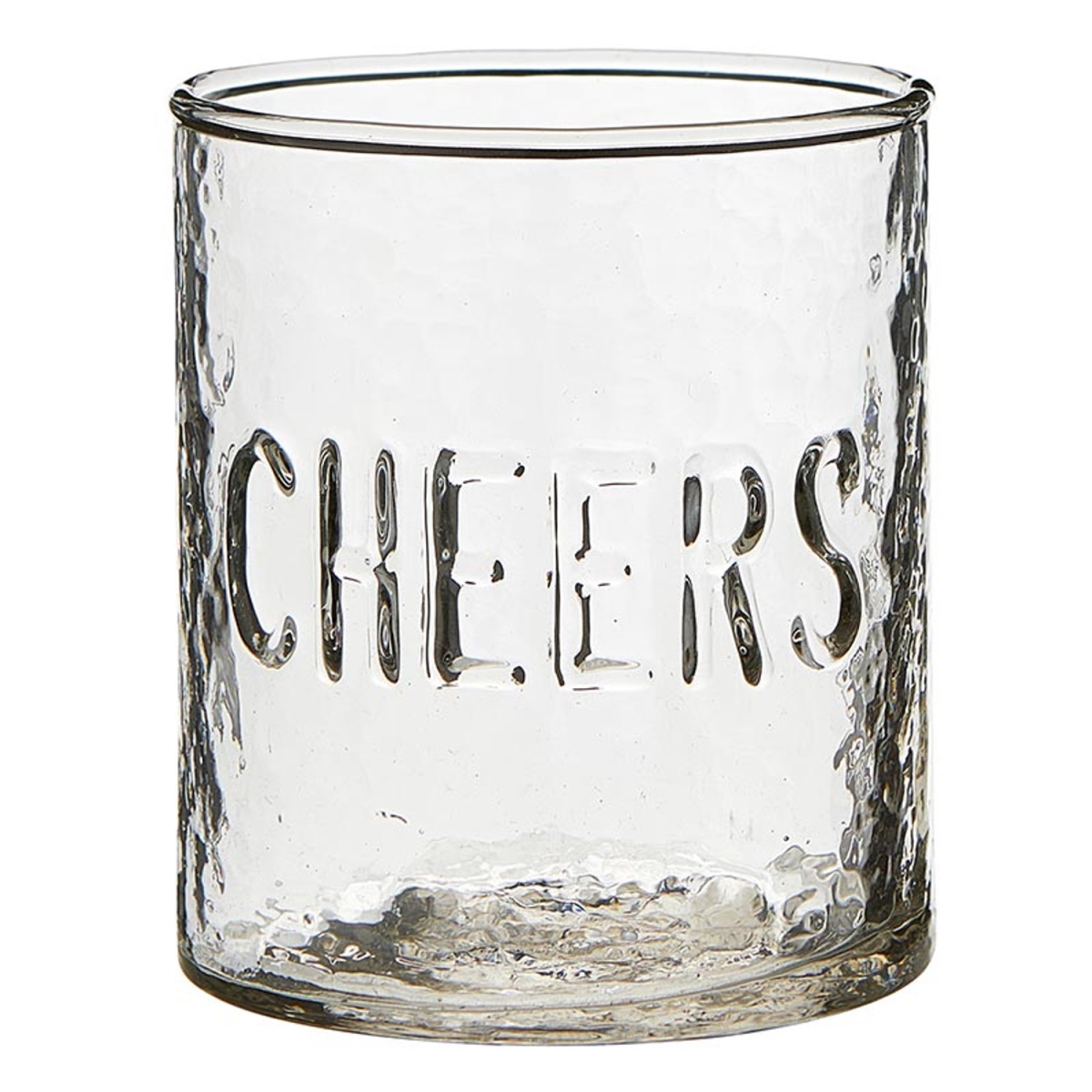 Picture of Santa Barbara Design Studio N0874 Cheers Hammered Glass
