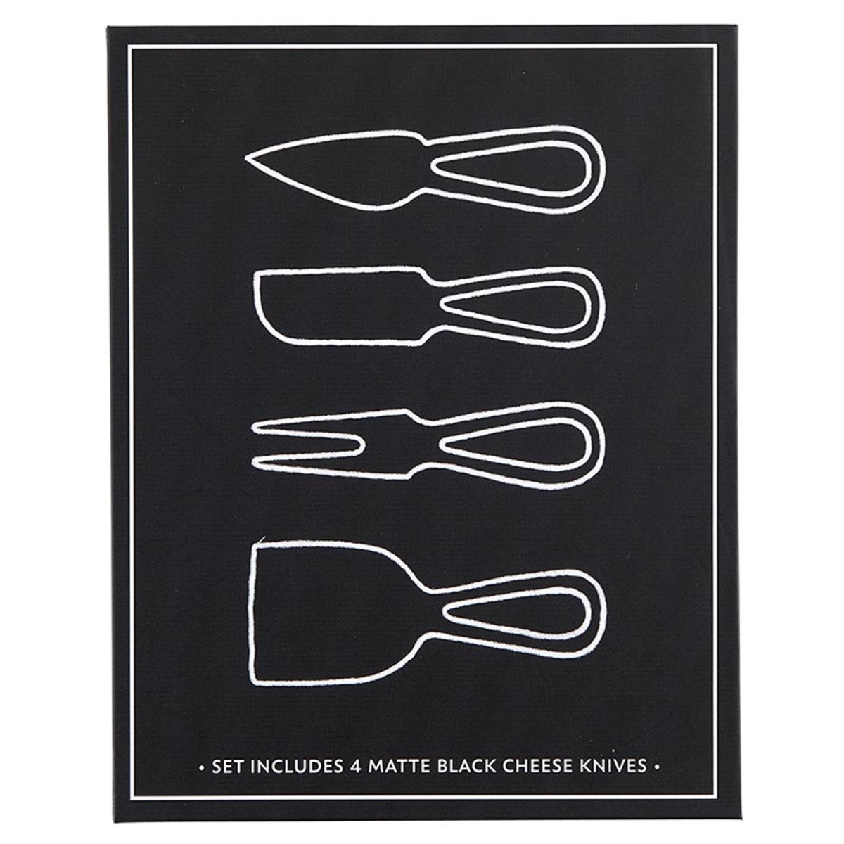 Picture of Santa Barbara Design Studio N6471 Matte Black Cheese Knives