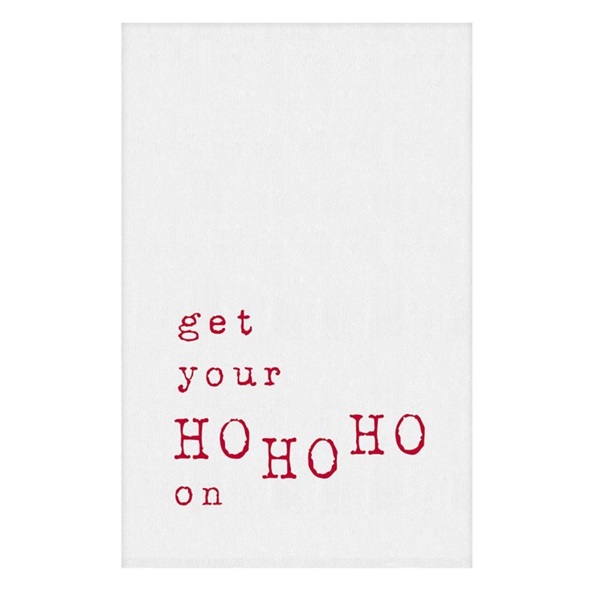 Picture of Santa Barbara Design Studio N6383 30 x 30 in. Face to Face Thirsty Boy Towel&#44; Ho Ho Ho