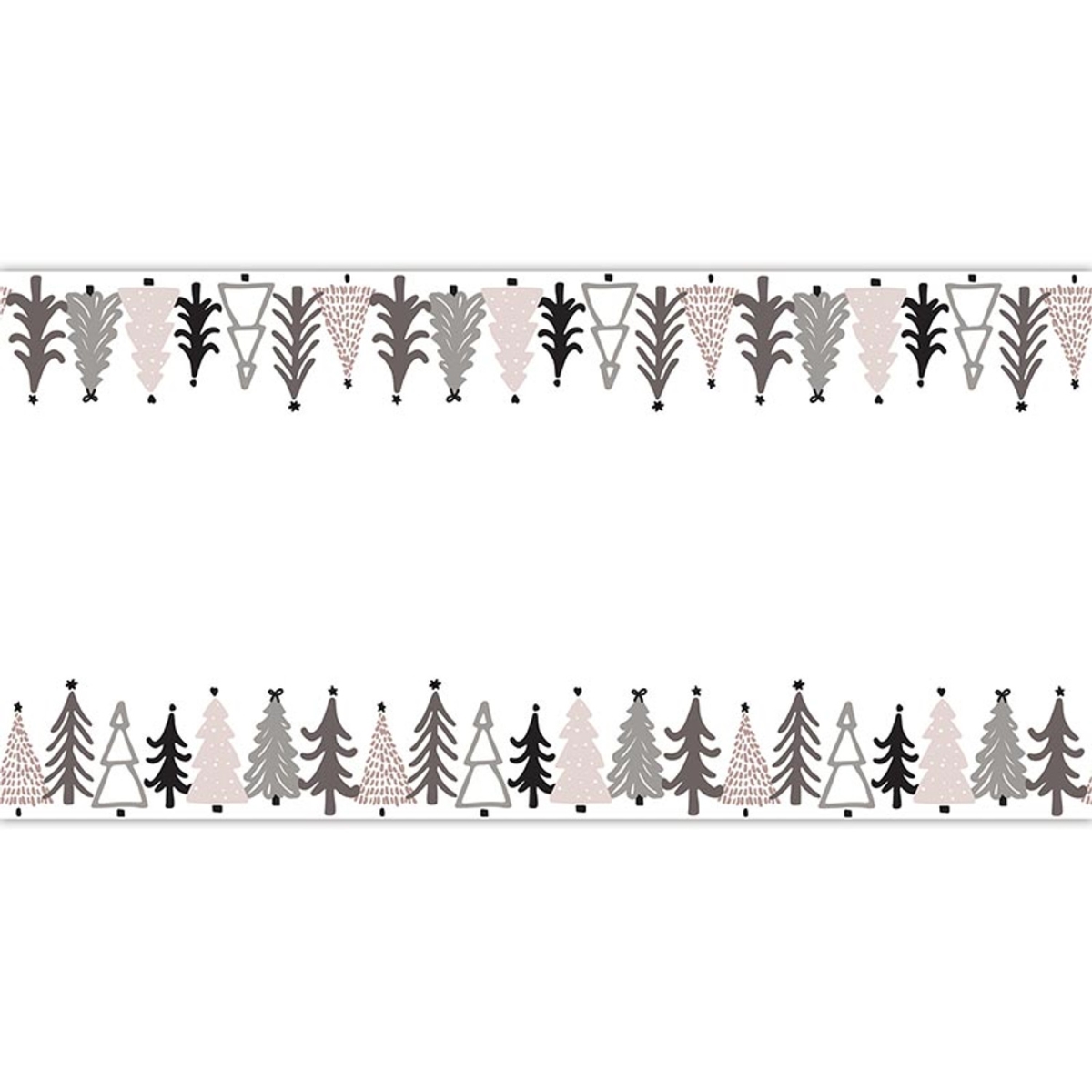 Picture of Santa Barbara Design Studio N6118 50 ft. Paper Table Runner&#44; Christmas Village Trees