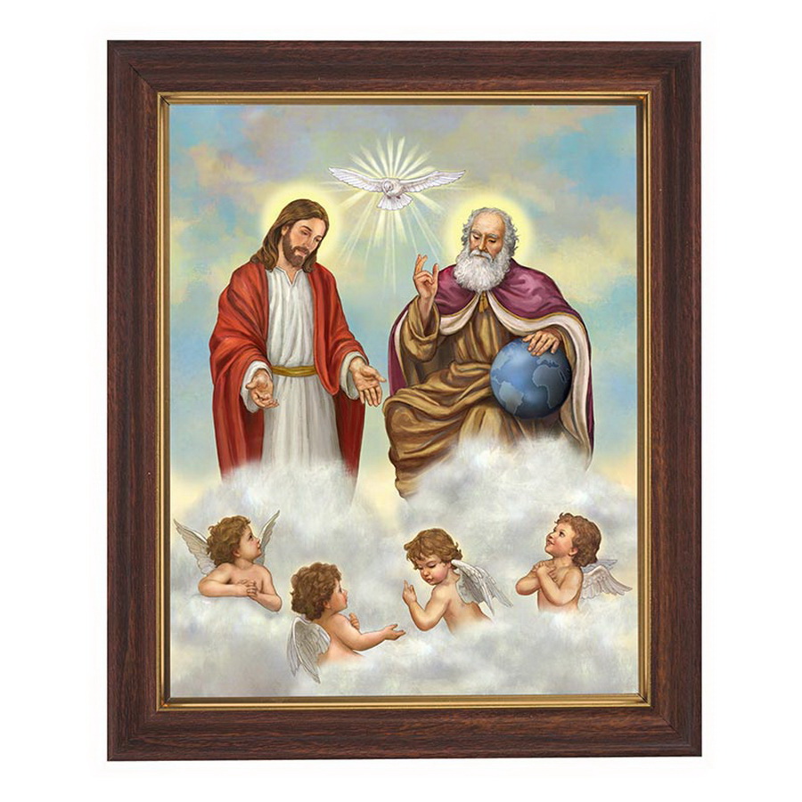 Picture of Christian Brands 81-537 12.5 in. Adams Holy Trinity Framed Print