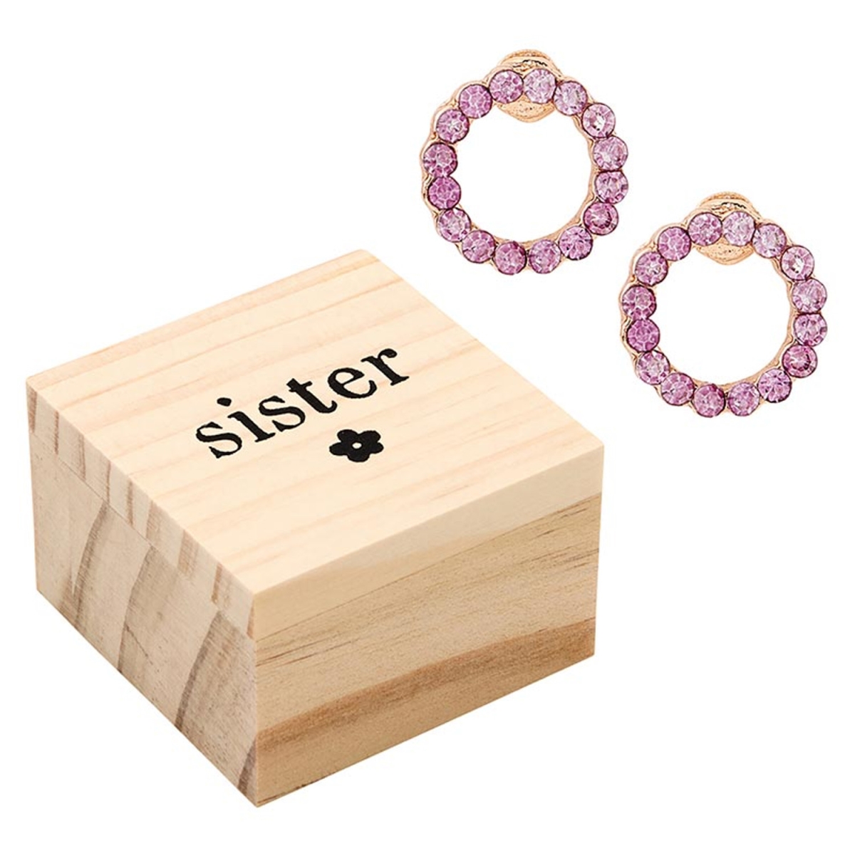 P0162 Earring Treasure Box - Sister