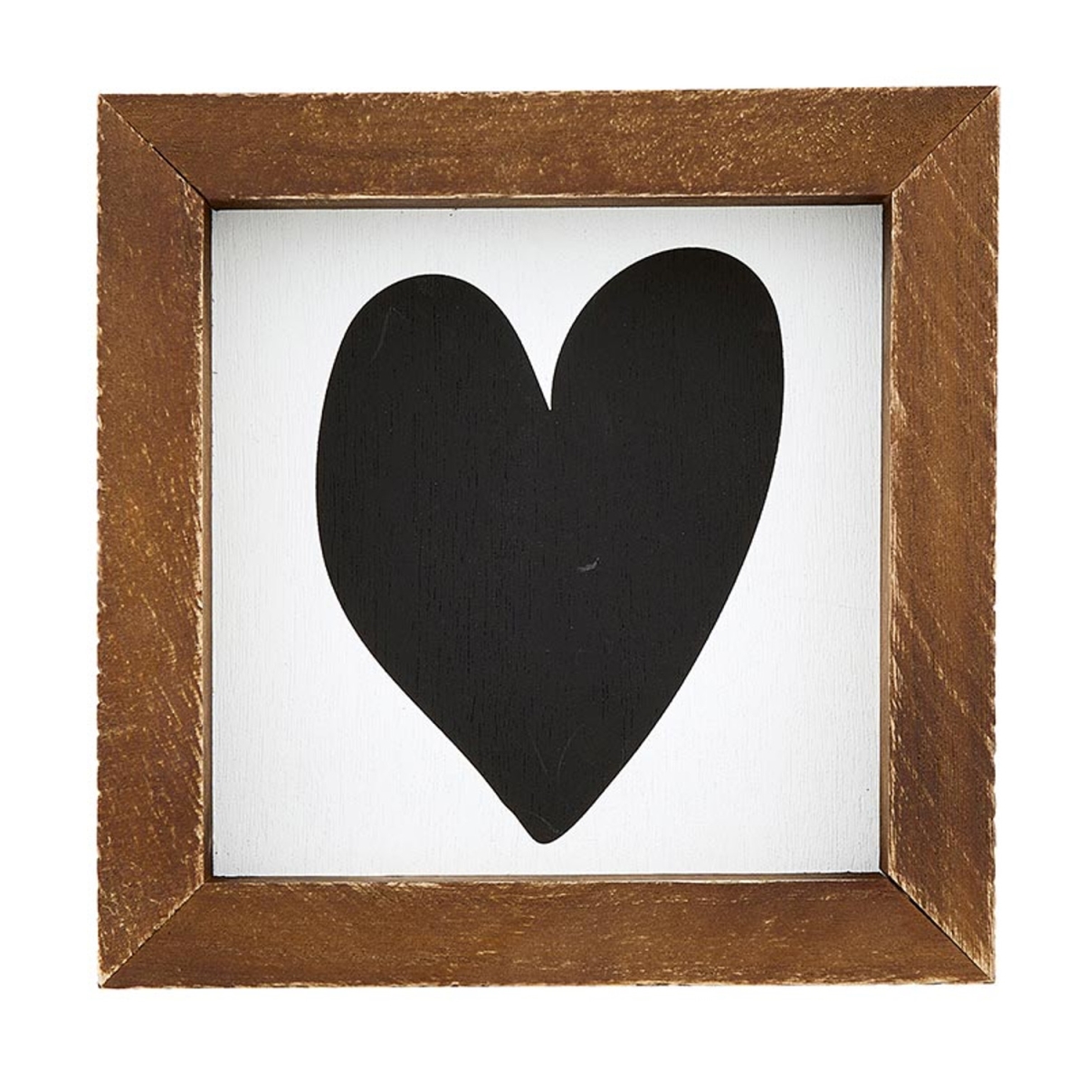 Picture of Santa Barbara Design Studio P2627 Mini Wood Sign&#44; Black Heart