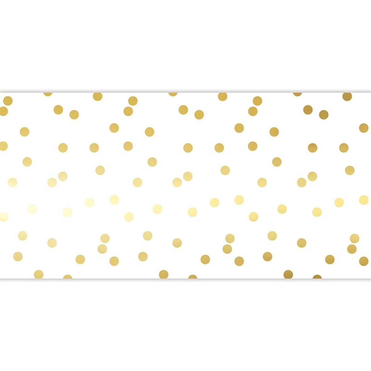 Picture of Santa Barbara Design Studio P0806 20 ft. Paper Table Runner&#44; Gold Dot