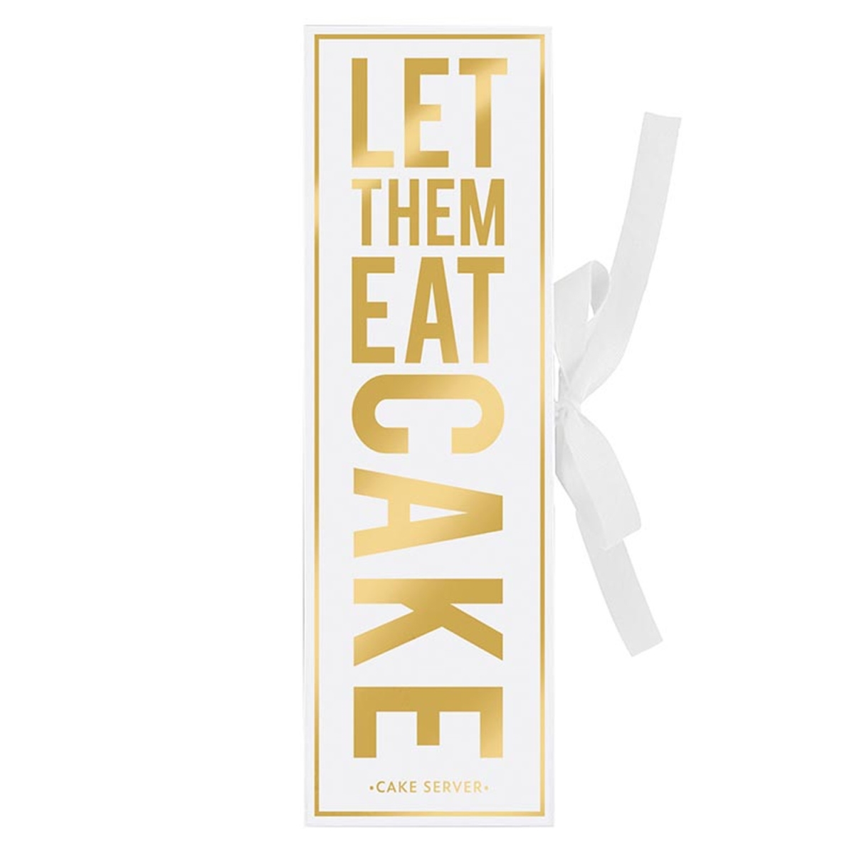 Picture of Slant P9046 Book Box - Gold Cake Server