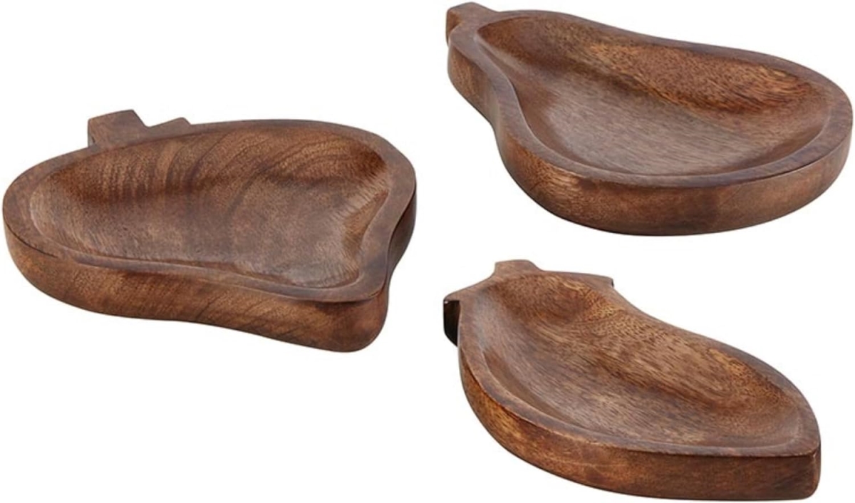 Picture of 47th & Main DMR810 Mango Wood Food Bowls - Set of 3