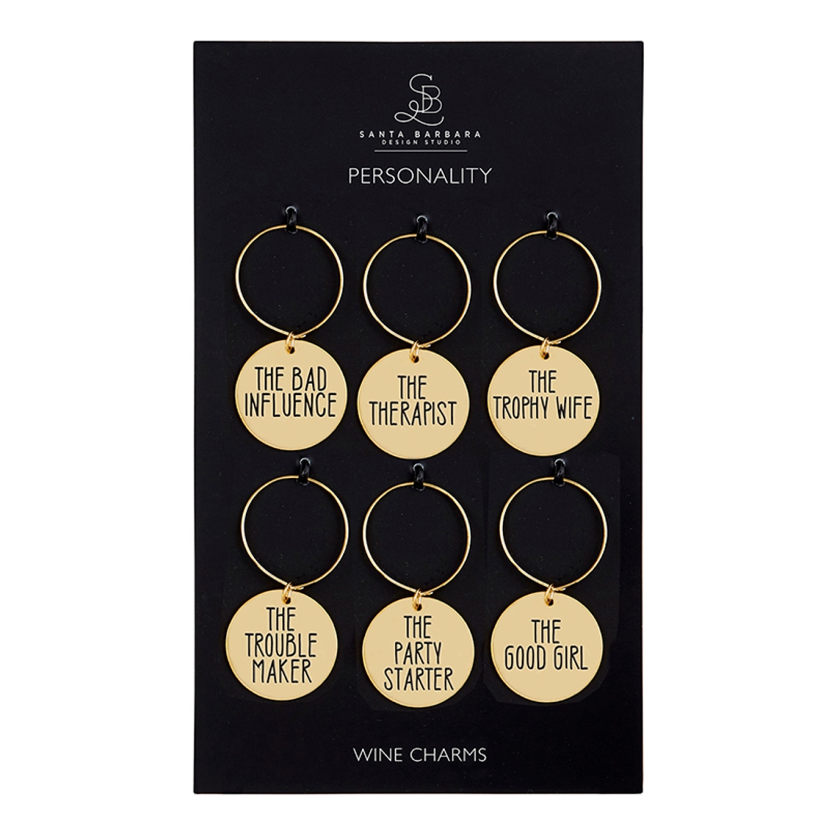 F4478 Wine Charm Set - Personality