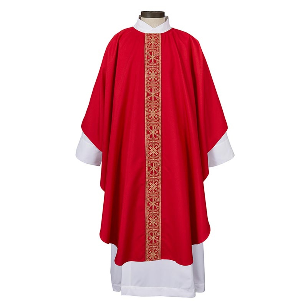 G4061RED San Damiano Collection Chasuble, Red