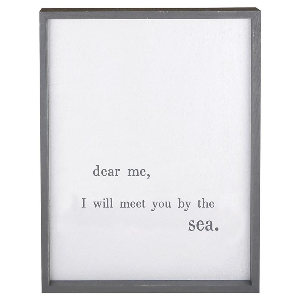 Picture of Santa Barbara Design Studio L2130 20 x 27 in. Face to Face Cadet Word Board Framed Wall Art&#44; Dear Me