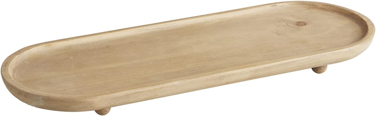 Picture of 47th & Main CMR255 Wood Candle Holder&#44; Natural - Small