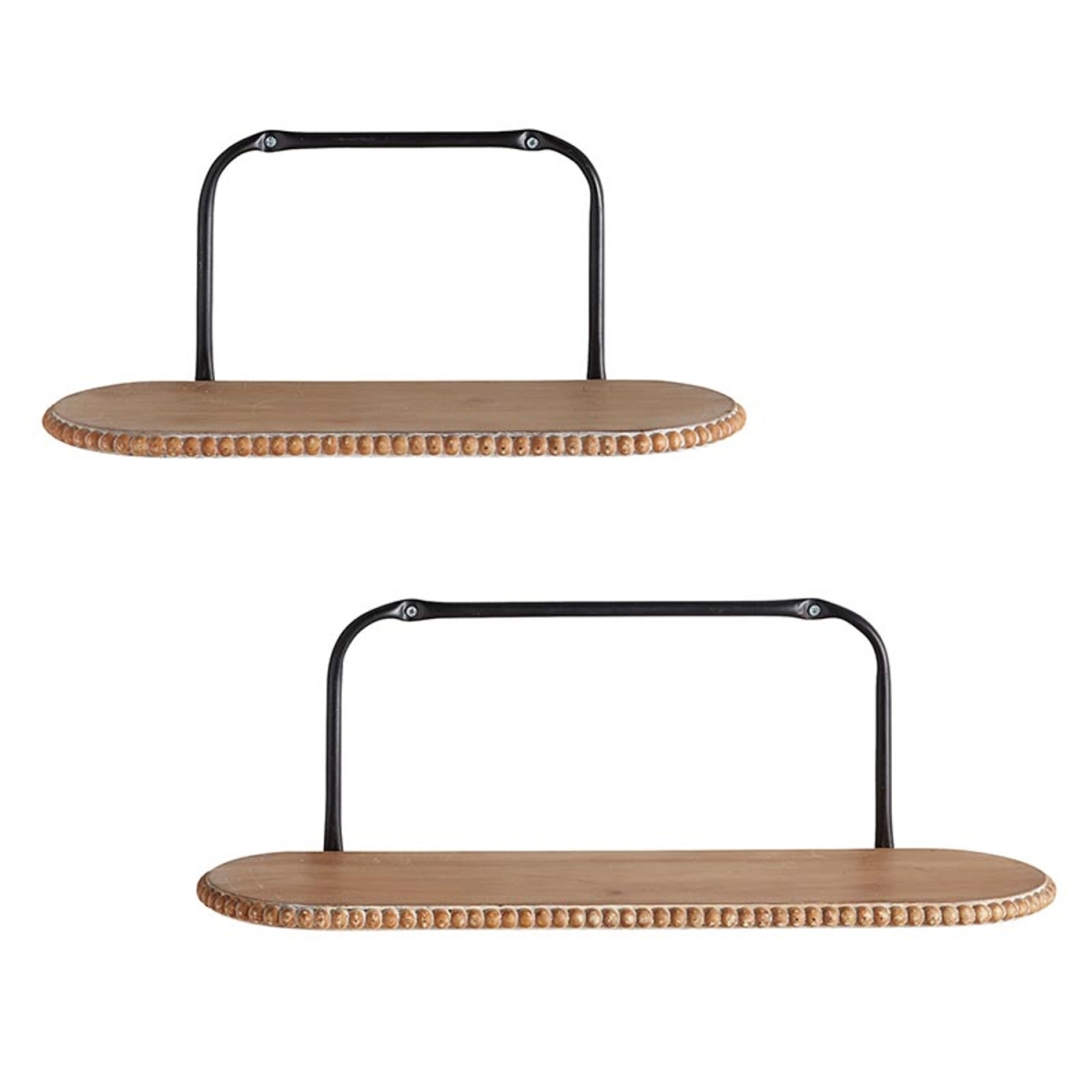 Picture of 47th & Main CMR257 Wood & Metal Shelf&#44; Set of 2