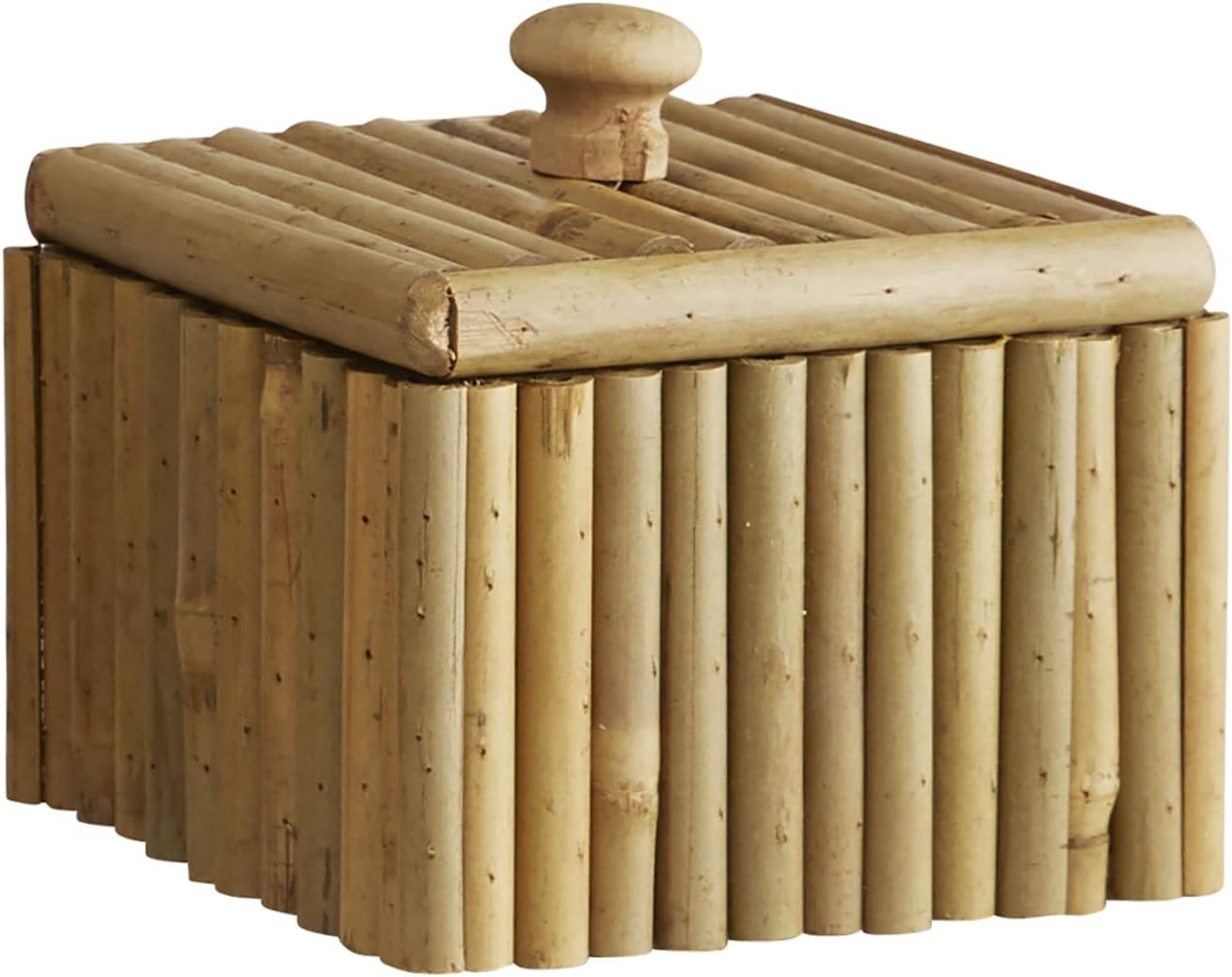 Picture of 47th & Main CMR374 Bamboo Square Storage Box with Lid