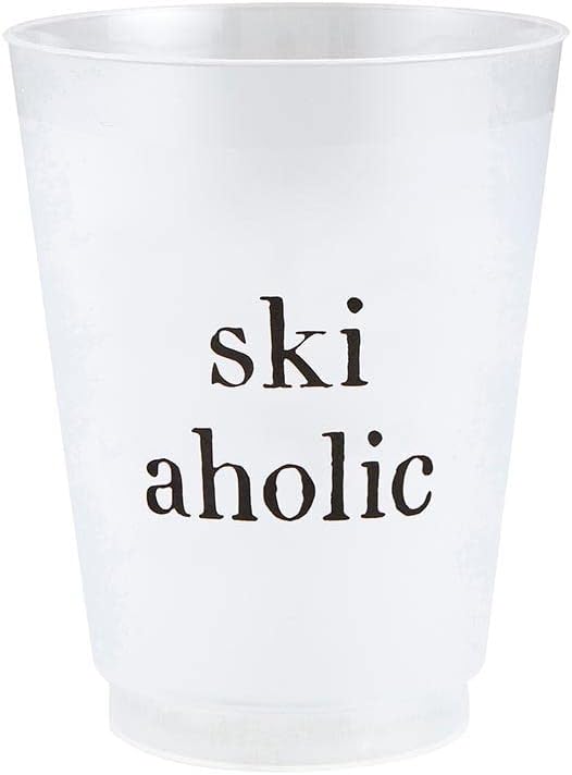 Picture of Santa Barbara Design Studio L6862 Face to Face Frost Cup&#44; Ski Aholic - 16 oz - Pack of 8