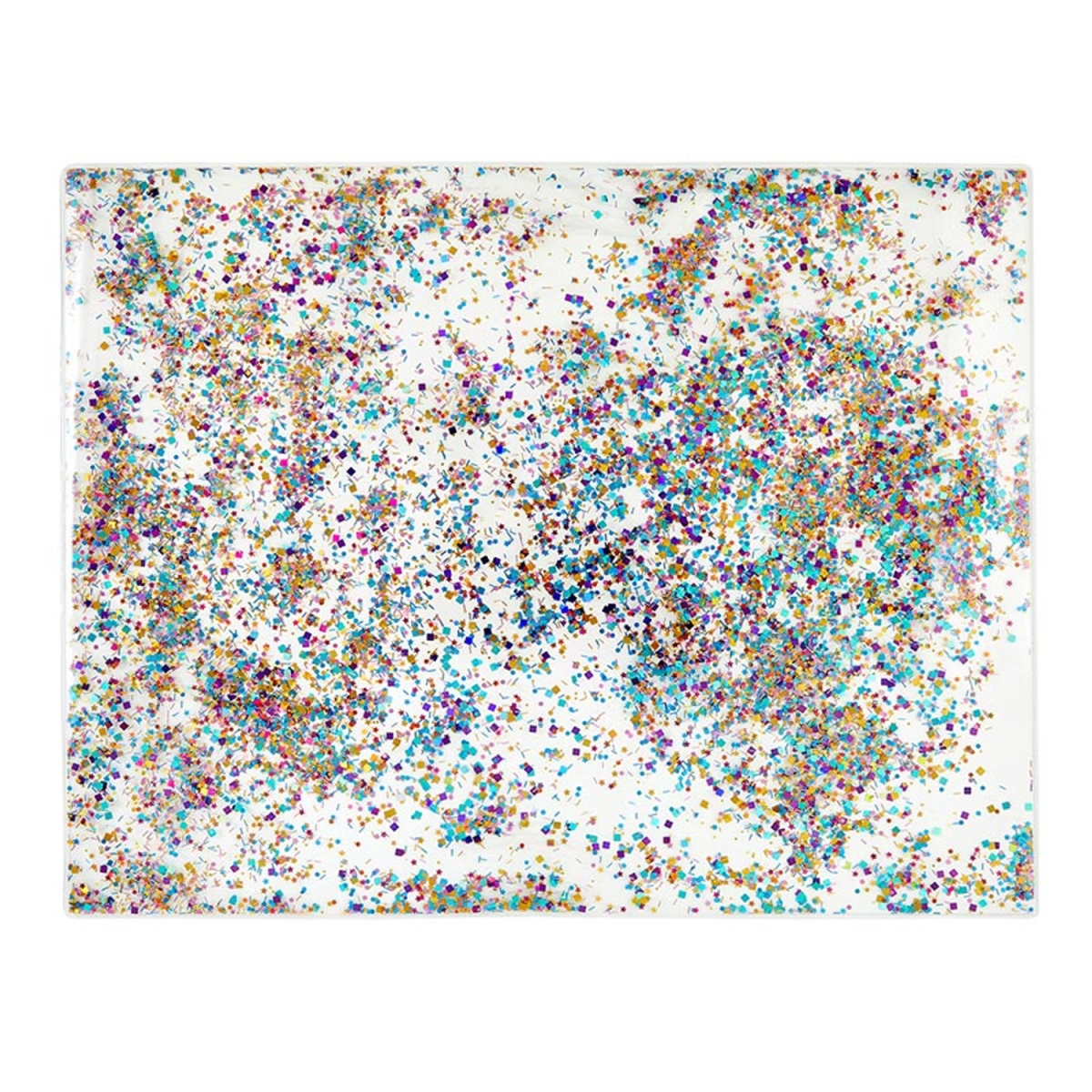 Picture of Slant 10-07020-121 Vinyl Confetti Placemat - Happy Birthday Confetti
