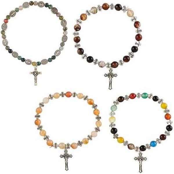 Picture of Christian Brands G4560DISP Catholic Pack Smart Gemstone Bracelet Bar Display
