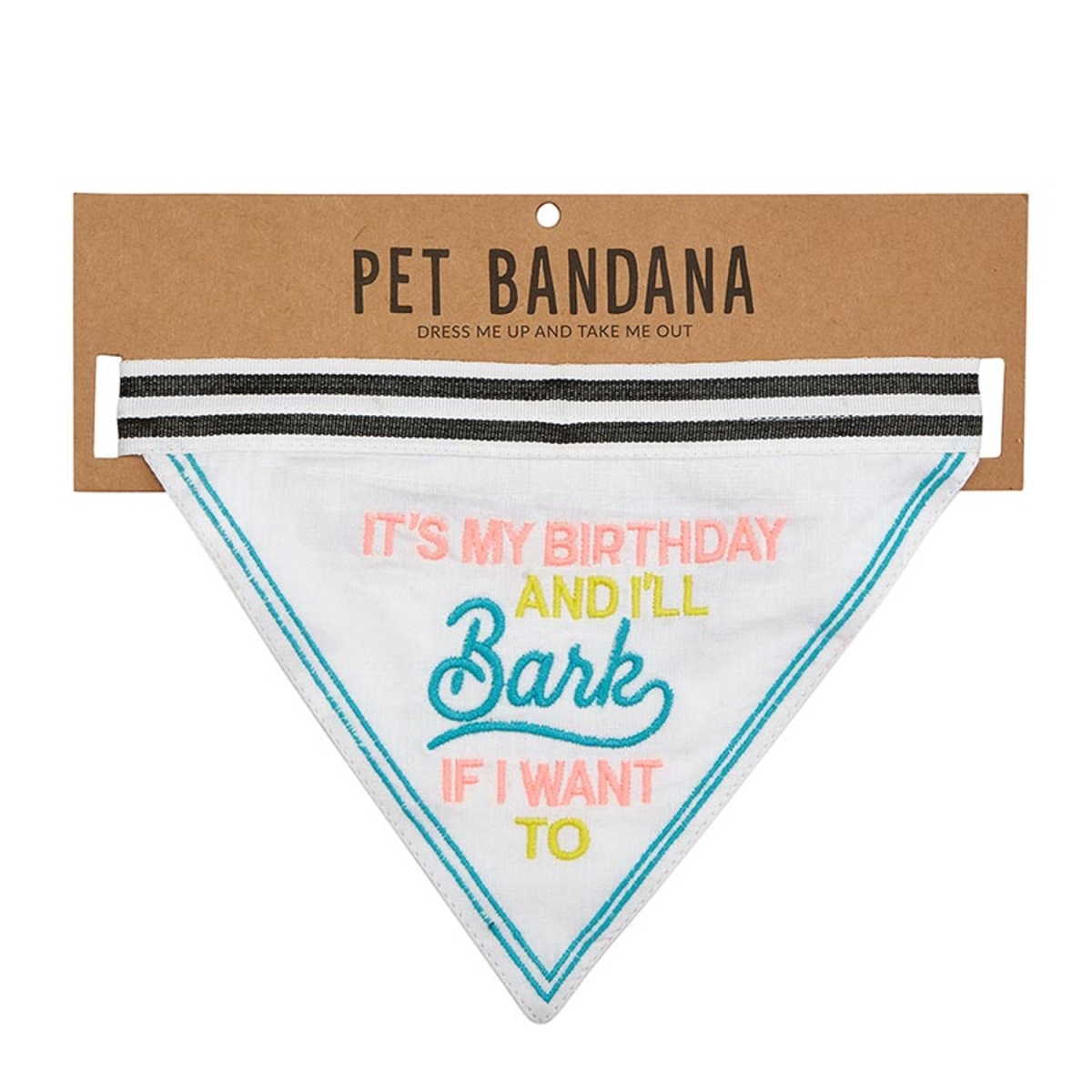 Picture of Santa Barbara Design Studio G5570 Pet Bandana&#44; Its My Birthday & I Will Bark If I Want To