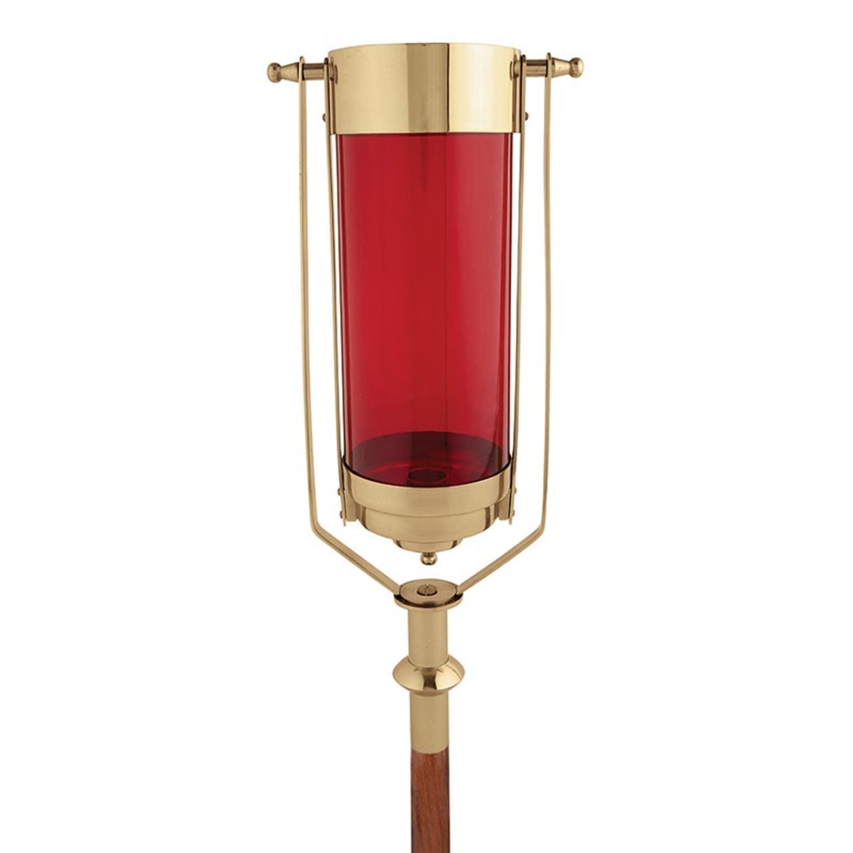 Sudbury G5394 56 x 0.875 in. Swinging Processional Torch with Ruby Glass