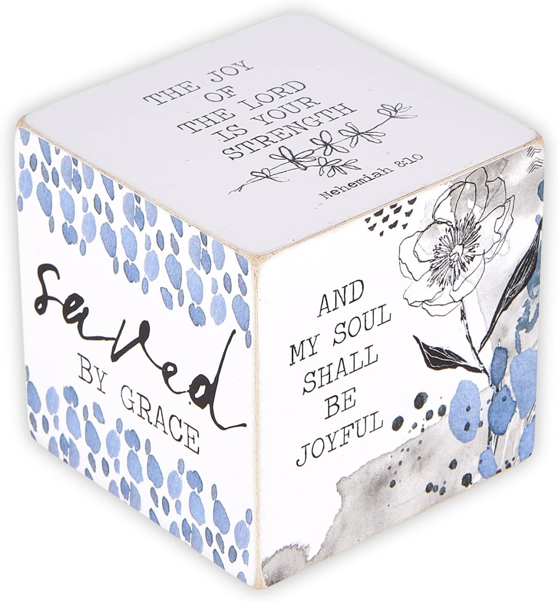 Picture of Faithworks J6108 Square Tabletop Block&#44; Joy - 2.5 in.
