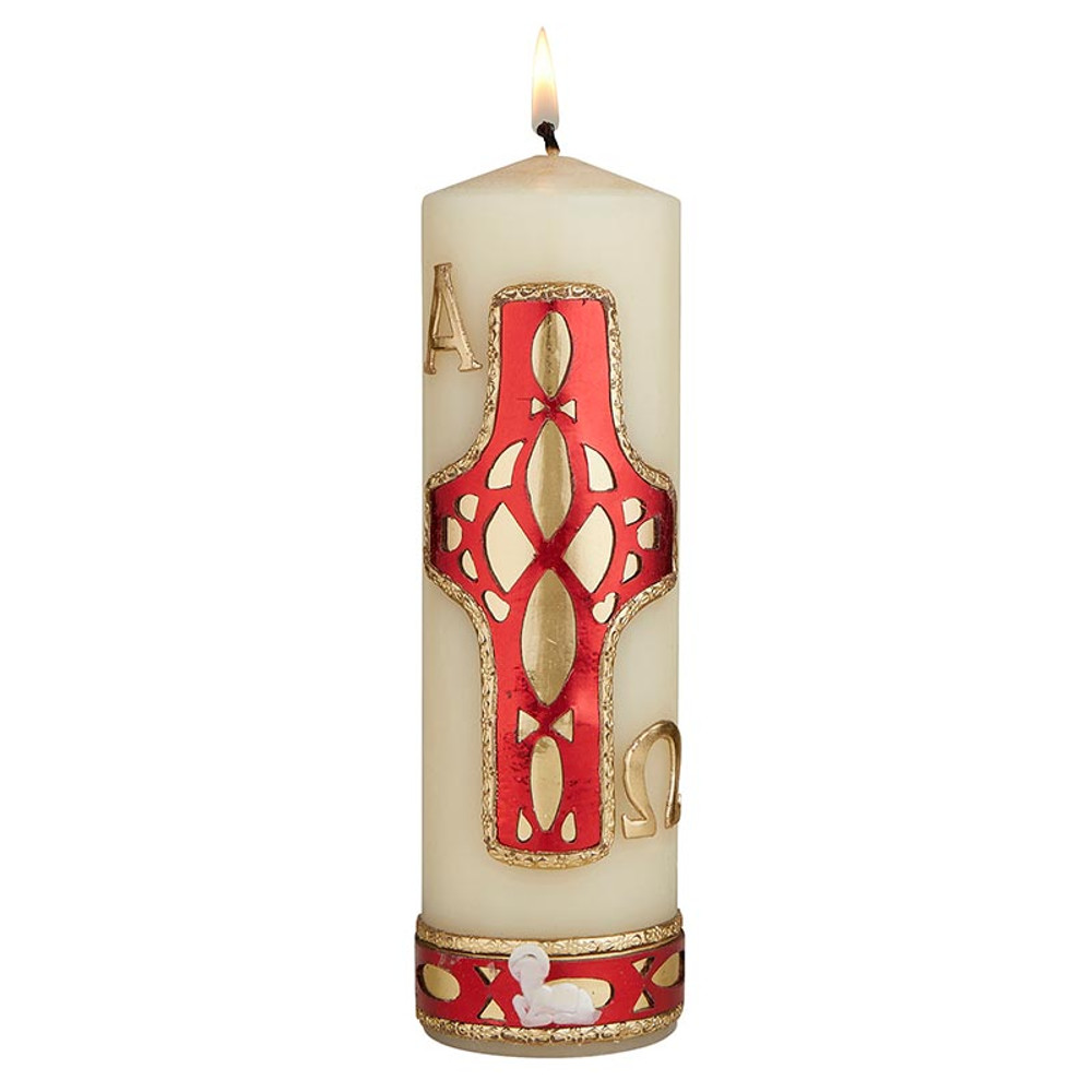 L1284 Family Prayer Candle - Easter Mosaic