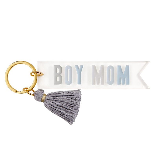 L2487 Acrylic Key Tag - Boy Mom